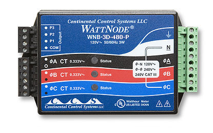 kWh(���)׃�Q�b�Â�����T-WNB-3D-480 WattNode 480 VAC 3-phase�����޻�Y��֧��